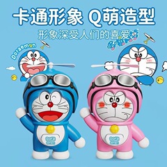 新款哆啦A梦按压变脸公仔蓝胖子挂件卡通礼物钥匙扣摆件解压玩具