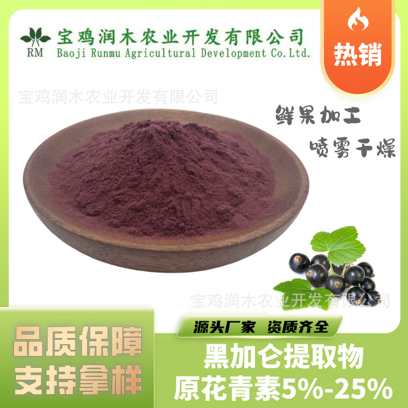 黑加仑提取物原花青素5%-25% 食品原料原料批发润木农业 UV