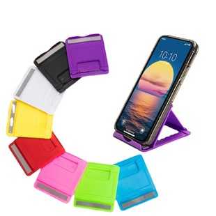 Cross-border manufacturers wholesale folding mobile phone desktop stand multi-angle portable LOGO box creative live small gifts