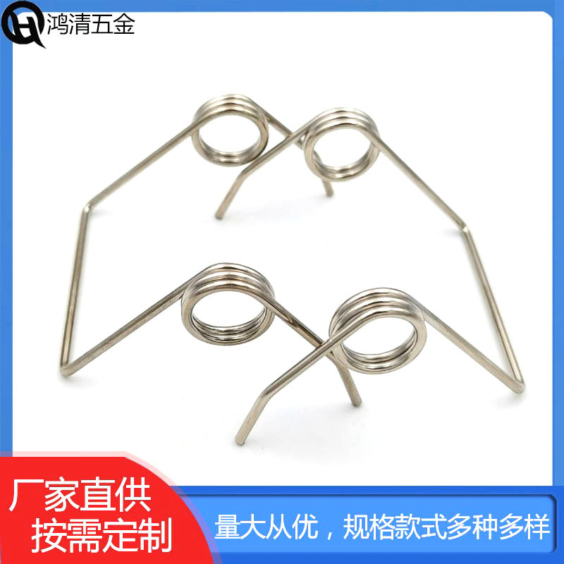 双扭转弹簧不锈钢2mm弹簧右旋吊顶灯铜扭力弹簧小型风扇回力弹簧