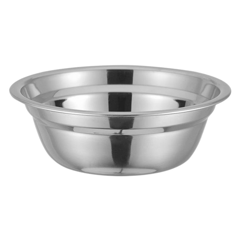 Fabricante mayorista de cuencos de acero inoxidable para uso doméstico, cuencos para mezclar ensaladas de estilo europeo, cuencos multiusos, cuencos de cocina para sopa de pared gruesa.