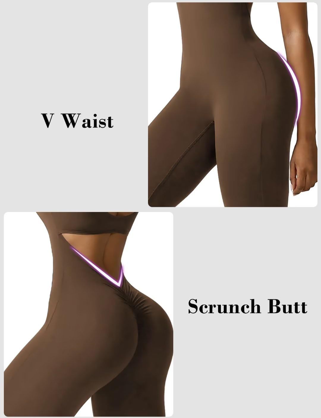Women's Sleeveless Flared Jumpsuit Sexy Backless Tight Hip Lifting Yoga Jumpsuit For Women_ecoleips.com