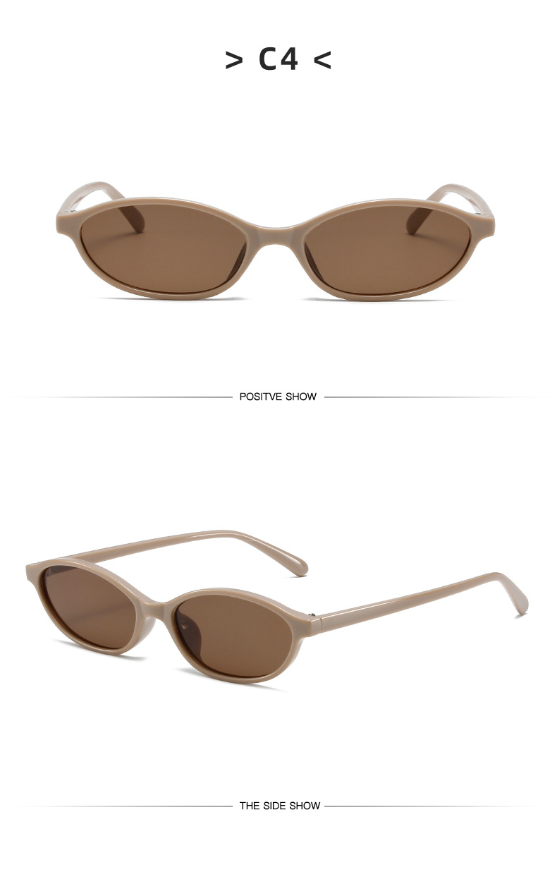 22g Weight Full Frame Glasses Structure Sunglasses Classification Ac, UV400 Protection Lens Material Oval Frame Glasses Style Travel, Party, Stage Occasion Solid Color Pattern Unisex Gender Elegant, Simple Style Style Black Color Elegant Simple Style Solid Color Ac UV400 Protection Oval Frame Full Frame Women's Sunglasses 14