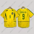 2002 brazil main short-sleeved no. 9 ronaldo