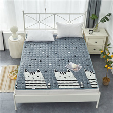 冬法蘭絨床墊珊瑚絨褥子折疊加絨榻榻米軟墊床褥保暖床鋪加厚