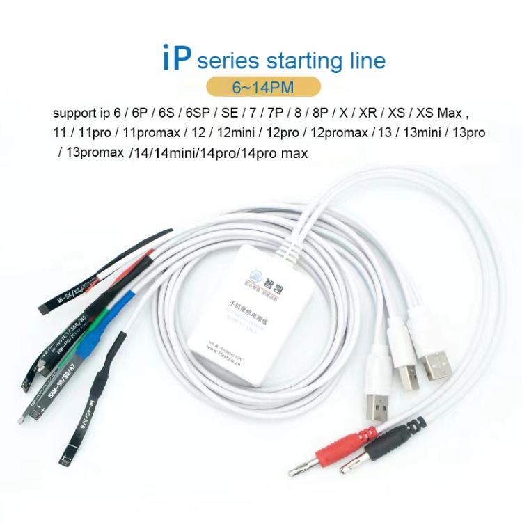 Cable de prueba de alimentación Zhicai IOS para la serie iPhone 6 ~ 14 Pro Max