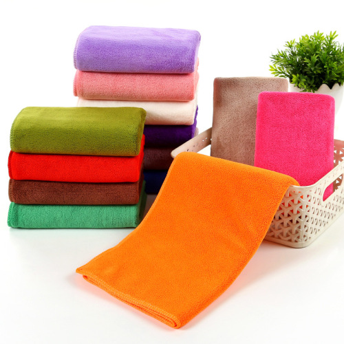 Towel wholesale thickened microfiber dry hair towel beauty barber shop turban super absorbent towel embroidered words