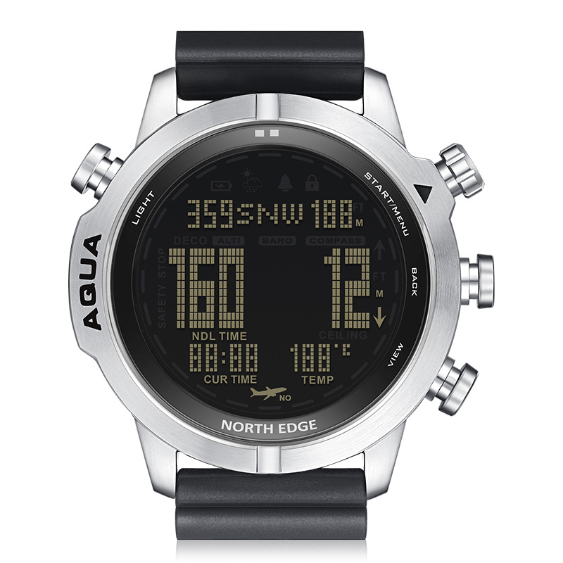 Outdoor Sports Smart Watch Waterproof Electronic Wristwatch With Barometer Compass Multifunctional Running Diving Computer Watch For Men_voghion.com