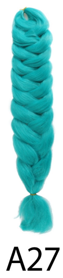 Peruca de comercio exterior fibra química africana gran trenza 165g trenza jumbo trenza cabello de alta temperatura seda trenza