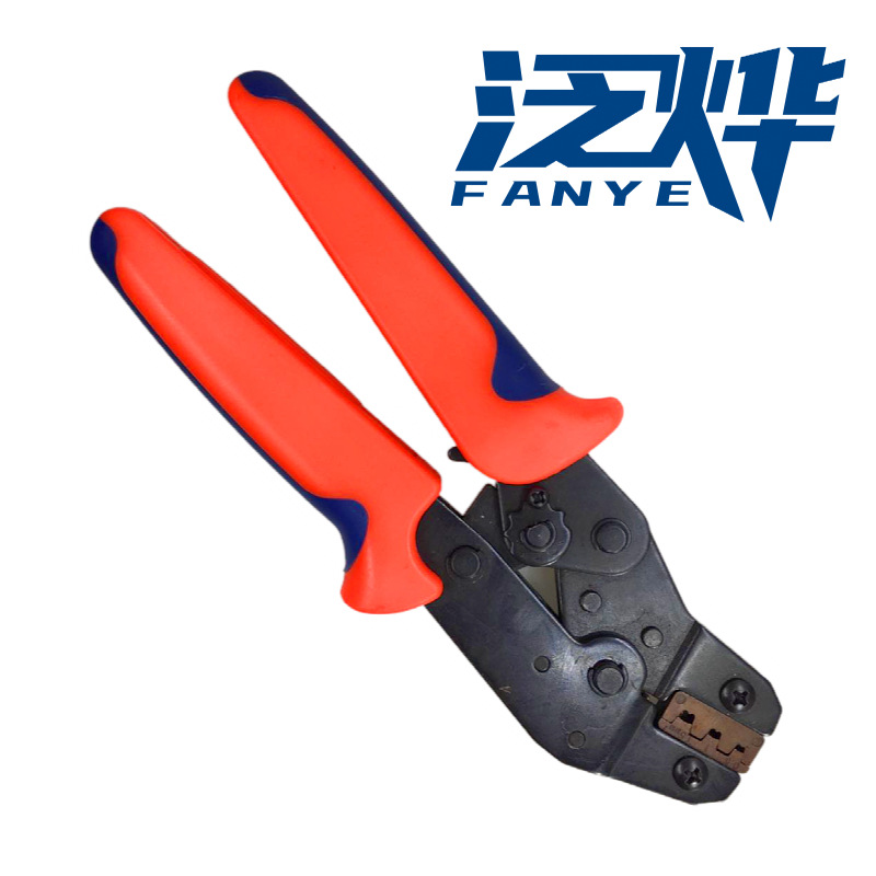 插簧压接钳端子压线钳棘轮式端子夹线钳绝缘端子压线钳迷你7寸型