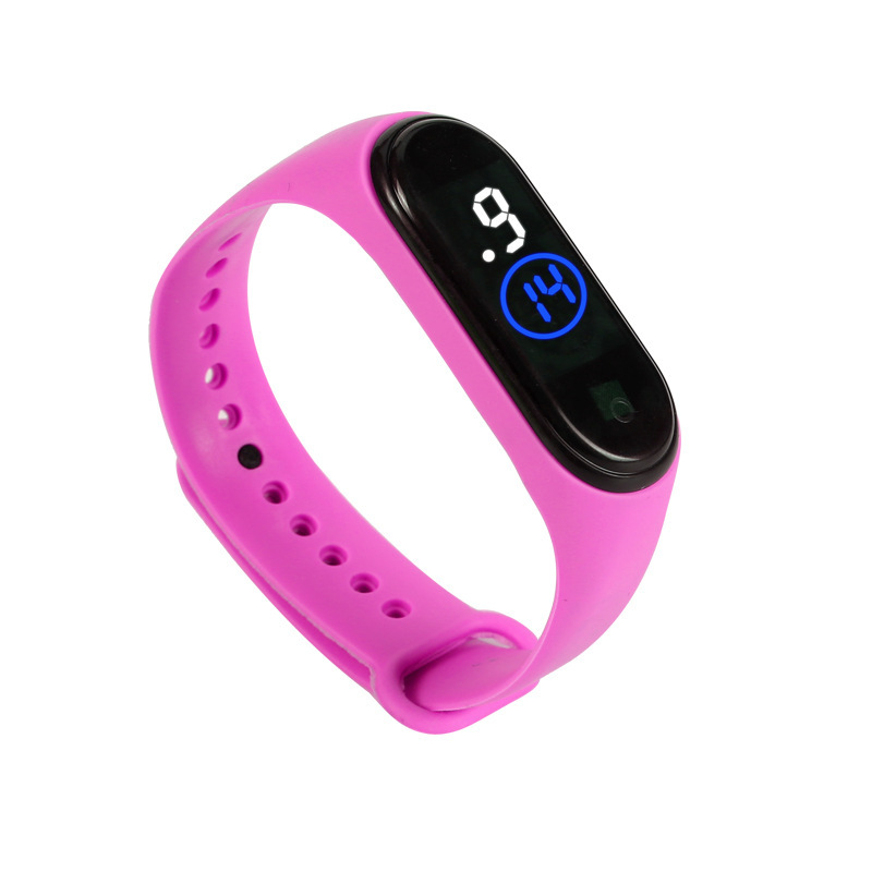 M4 táctil LED reloj electrónico en stock al por mayor deportes al aire libre impermeable pulsera reloj simple estudiante luminoso reloj
