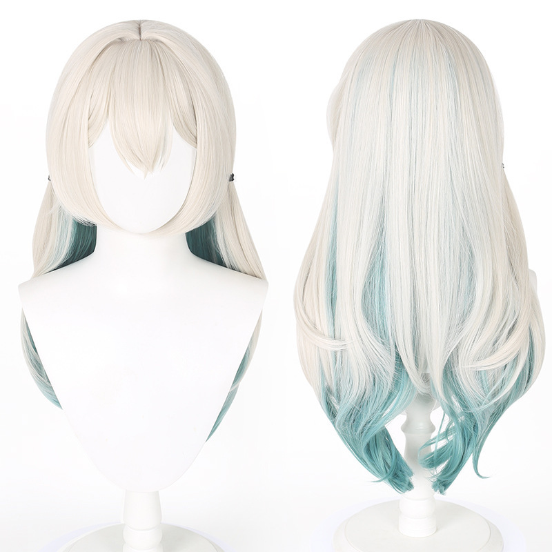 Cardamom Collapse Star Dome Railway Liuying Cos Wig Simulated Human Scalp Top Game Cosplay Wig