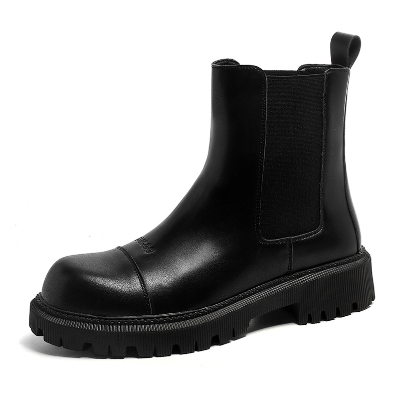 Chelsea, demi-season boots platform