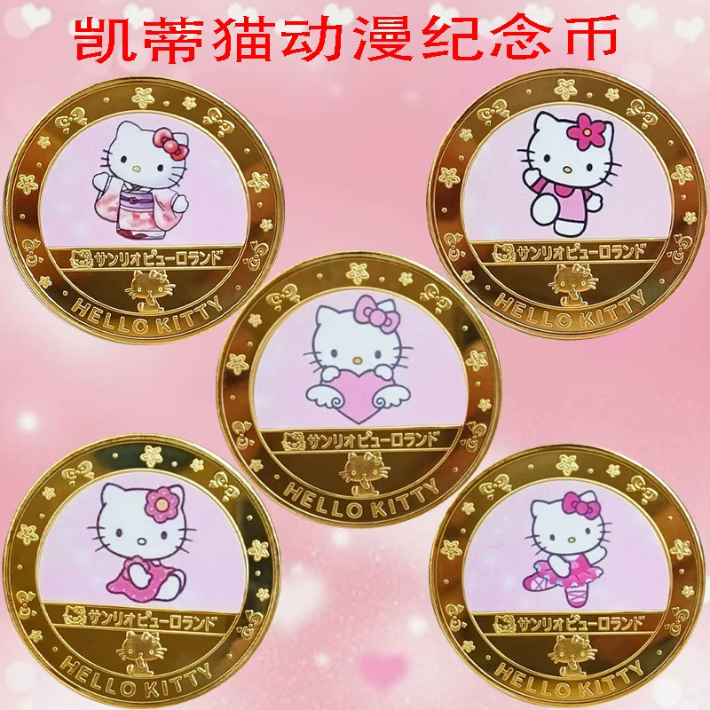 Hello kitty, coins, commemorative medal