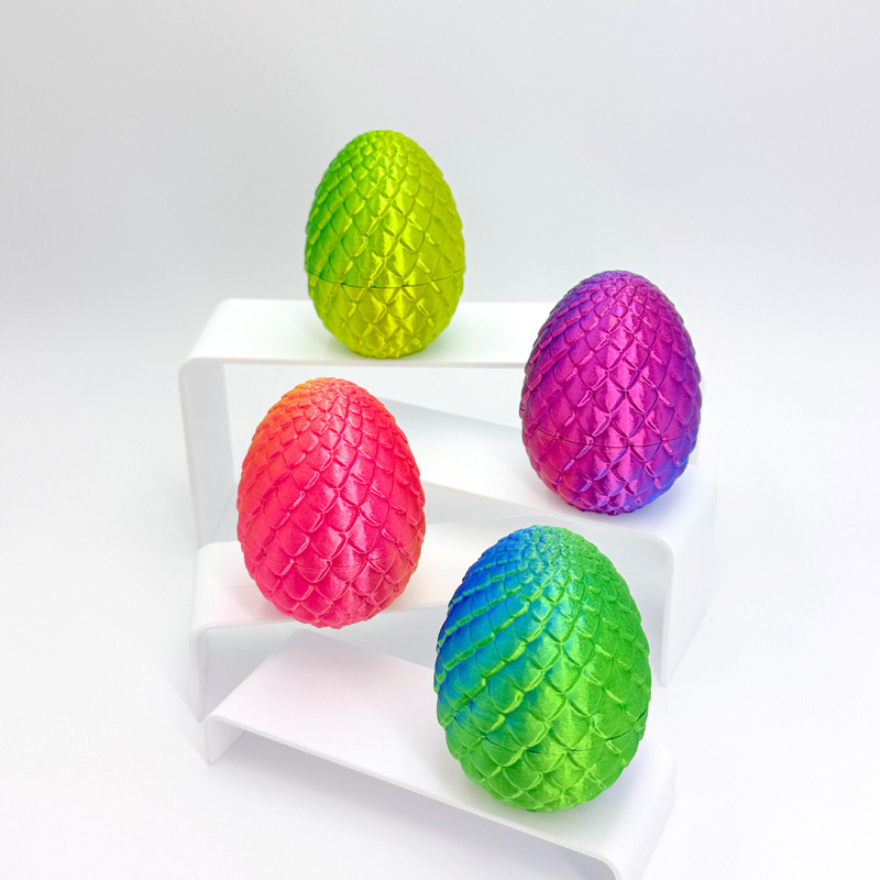 3D打印蝰蛇龙鳞蛋套装复活节活动关节送礼儿童玩具礼物塑料工艺品|undefined
