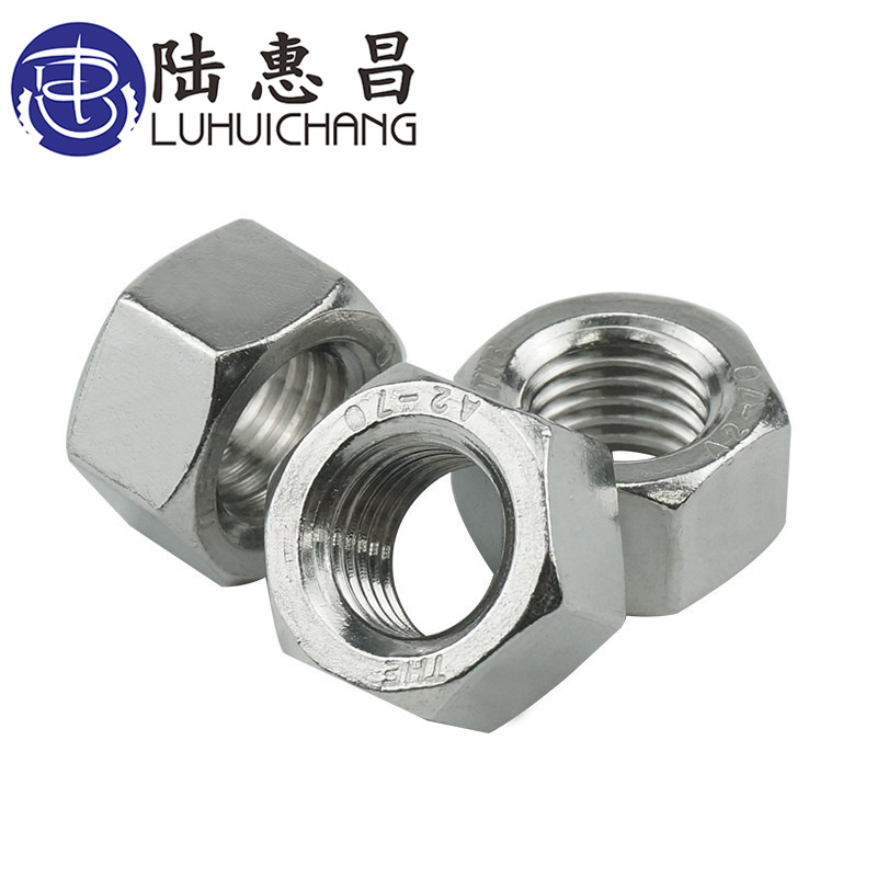 【M3-M8 】201不锈钢螺母 不锈钢六角螺帽防松强力高强度抗腐蚀