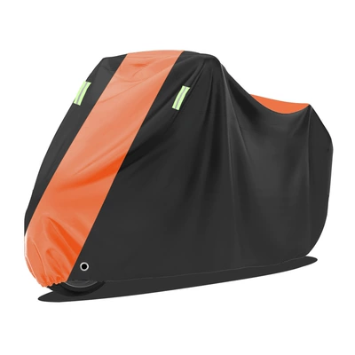 Car clothing — Supply of Cross-Border Motorcycle Covers - m20090100cm-black-and-orange-stitching