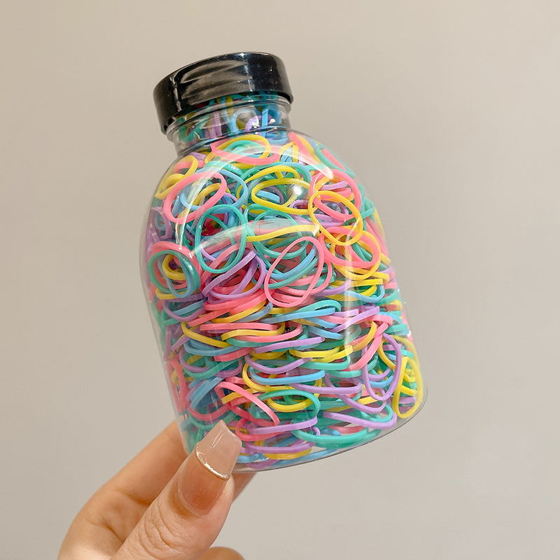 Pequeña banda de goma disponible negra para las mujeres, alta banda de goma elástico y durable, Banda del pelo, Banda del pelo para las muchachas