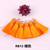 Earrings with tassels, accessory, 2cm, polyester, wholesale