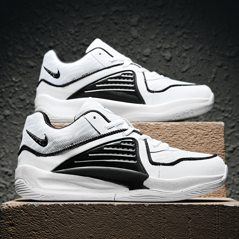 Campus Durant 16 Basketball Shoes Men's Shoes White Black Gold Black Red Wear-Resistant Air Cushion Practical Kd16 Outdoor Sports Shoes for Men