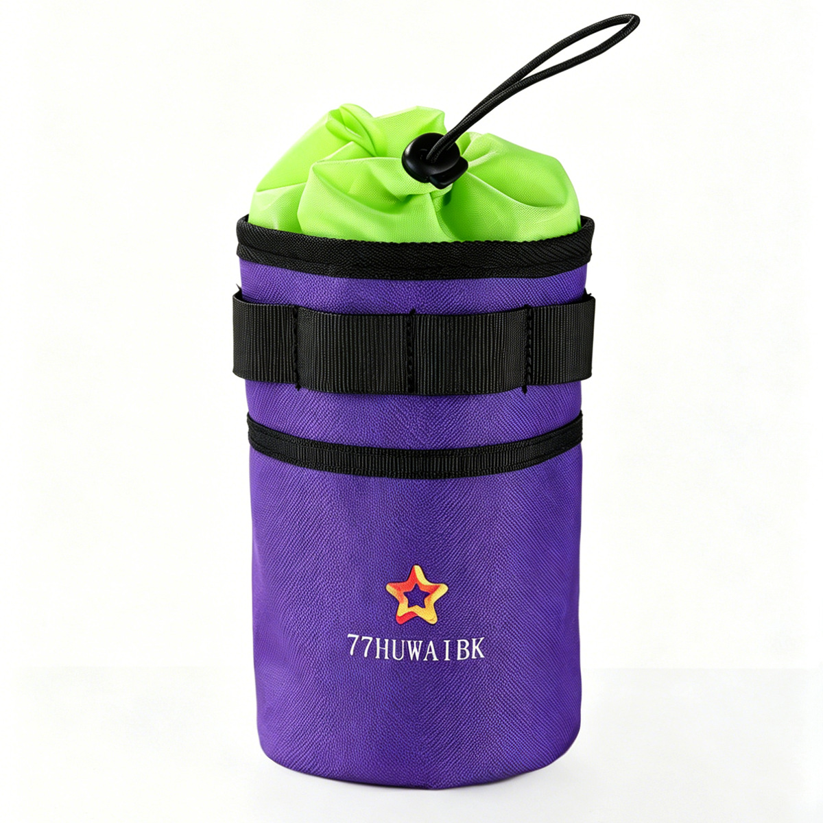 Small Folding Bicycle Water Bottle Bag, Mountain and Road Bike Front Bag, Storage Hanging Bag, Water Bottle Pouch, Cycling Gear Bag