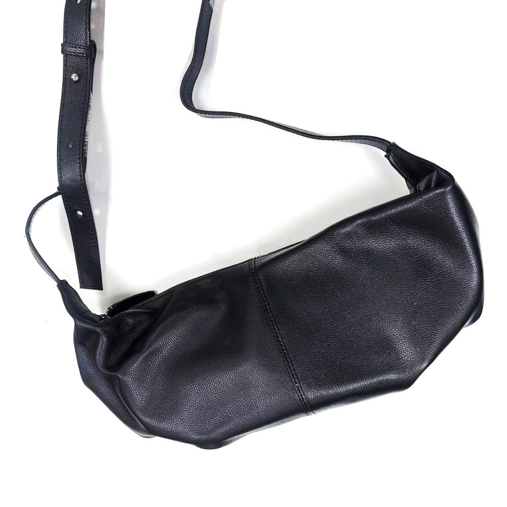 Ladies Leather Saddle Bag Shoulder Crossbody Commuter Handbag_voghion.com