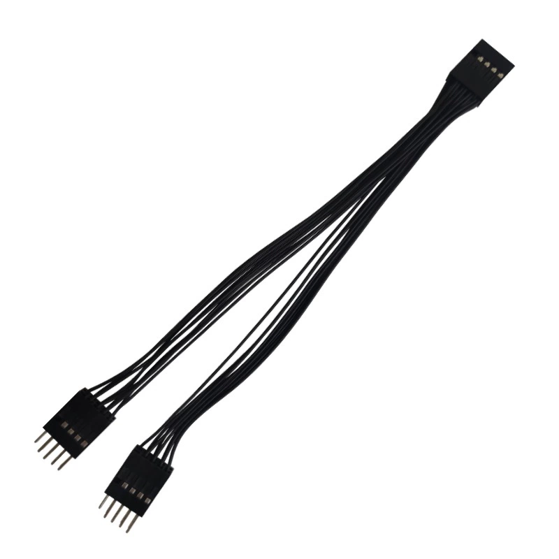 Компьютерная материнская плата USB9 игла двойная 9 стежков, один разделить, два удлинительная линия USB расширения один тащить и два rotor дата кабель