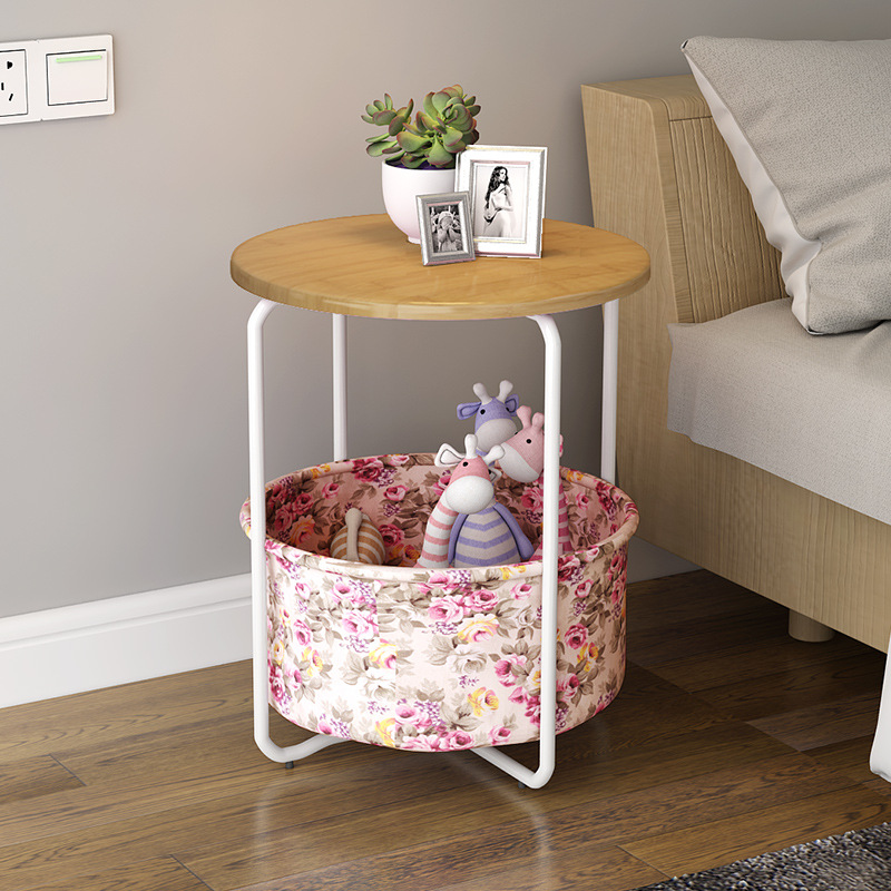 대나무 패턴 + 꽃 천 포켓 (2 레이어)