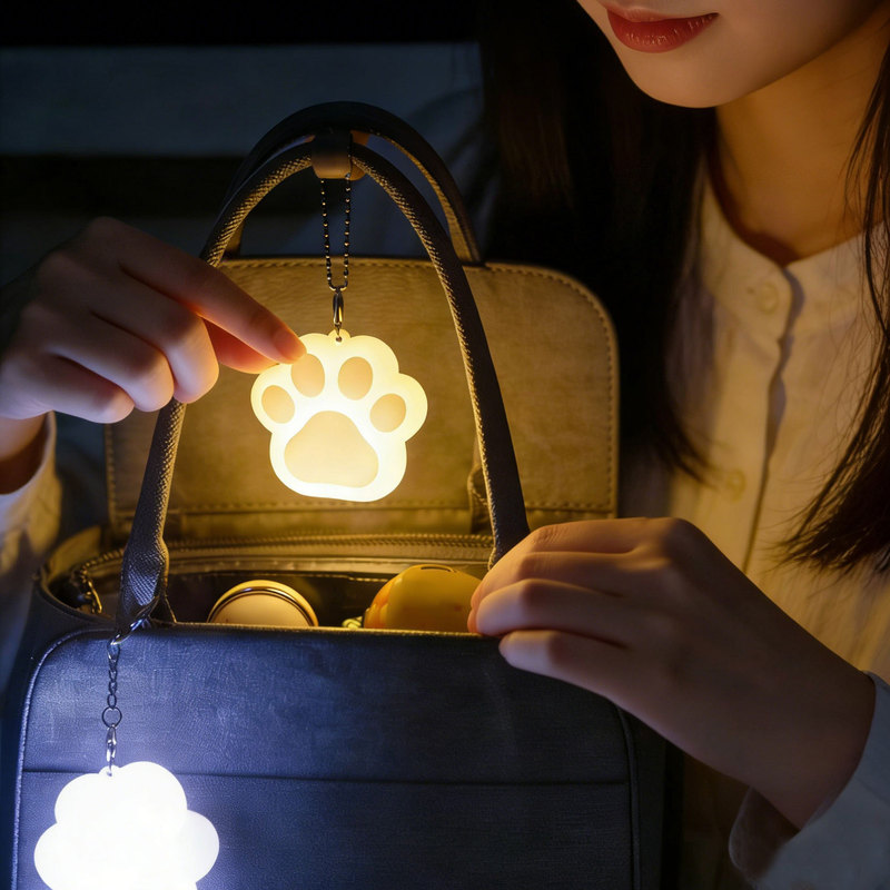 Women's Bag Light, Portable Lighting, Touch-Sensitive Led Light, Rechargeable Bag Pendant, Keychain, Smart Outdoor Women's Bag Light, Portable Lighting, Touch-Sensitive Led Light, Rechargeable Bag Pendant, Keychain, Smart Outdoor