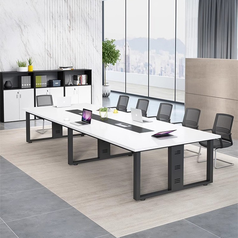 Mesa de oficina Mesa de conferencias Mesa larga simple sala de conferencias moderna Mesa de entrenamiento Mesa larga Mesa grande Mesa y silla combinación
