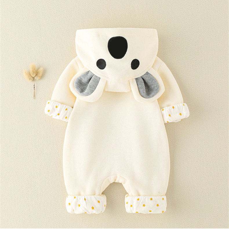 Super lindo bebé niños ropa mono primavera y otoño moda bebé Niñas Ropa de salida para cientos de días Bebé otoño ropa traje