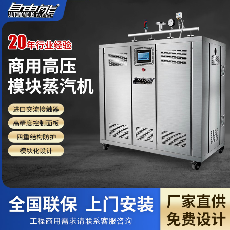 Large Commercial Gas Steam Generator for Brewing, Steaming Buns, and Washing; Steam Machine with High-Pressure Module