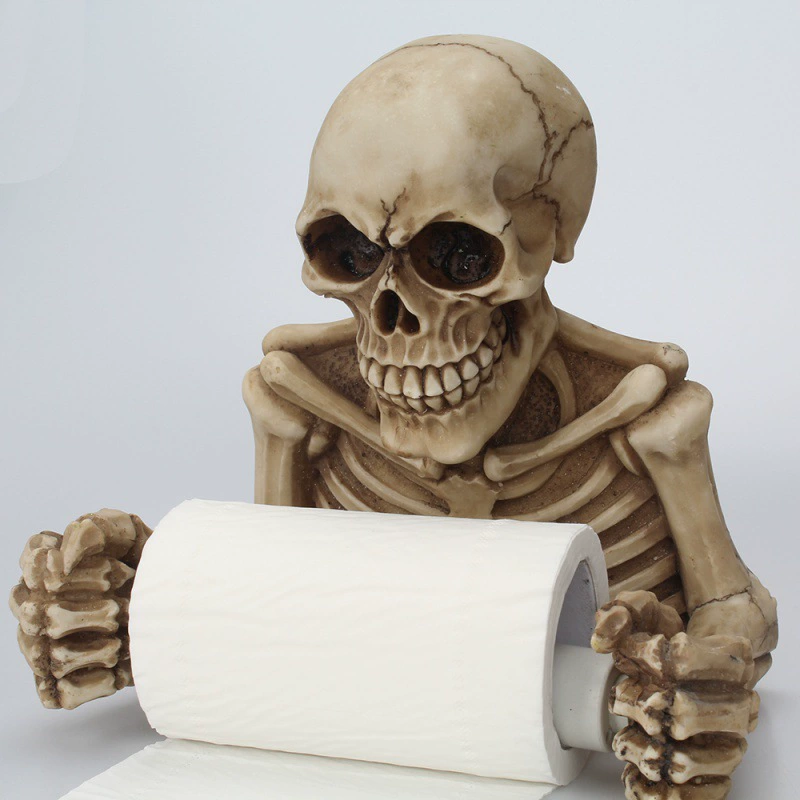 Creative 3D Stereon Skull Полотенце для стены - тип рулонной бумаги кухня, бар, туалет