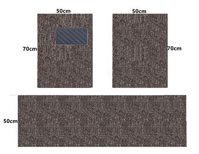 Easy-to-clean Universal | Universal Universal Foot Pad - anti-slip-large-burr-brown-high-quality-chenille-one-piece-for-driver-side