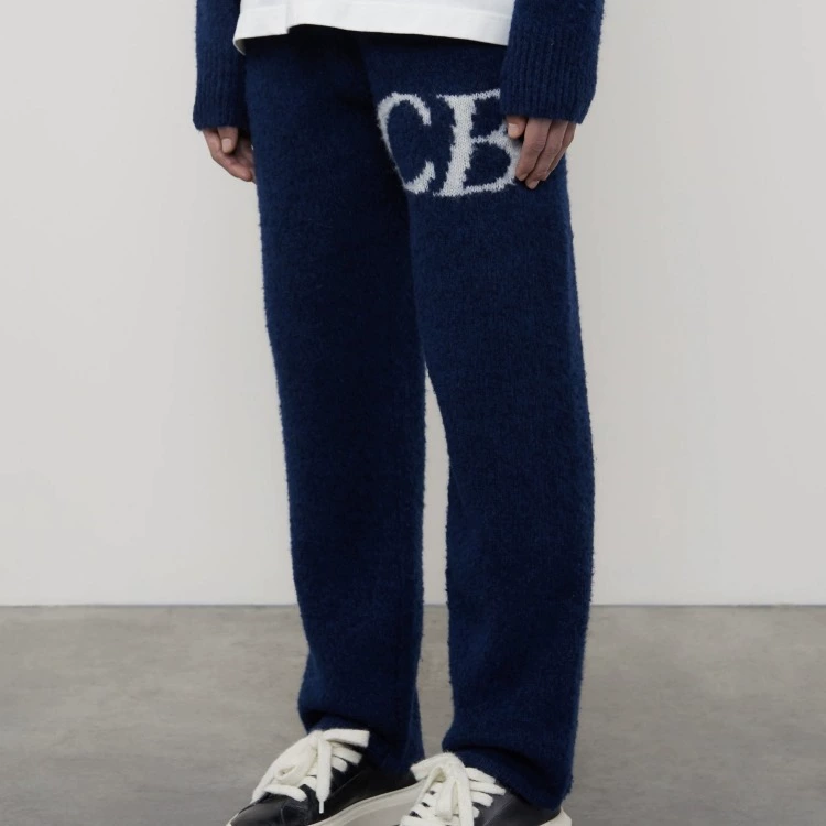 Ниша модного бренда Cole buxton High Street CB Loose ins жаккардовые шерстяные прямые брюки повседневные брюки зимние мужские