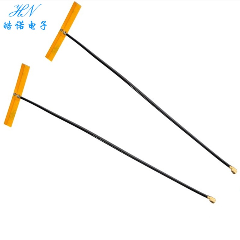 2.4G WIFI 蓝牙模块内置全向FPC柔性软板高增益黄膜贴片天线IPEX