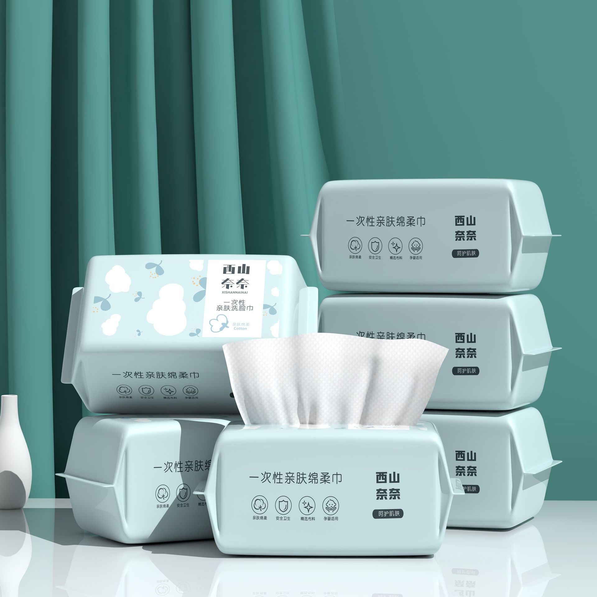 Toalla facial desechable algodón absorbente toalla facial Suave removedor de maquillaje toalla facial sin pelusa calidad engrosada