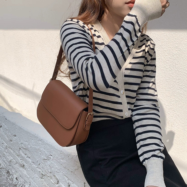 Cross-Border Women's Bags Autumn and Winter New Underarm Bags Versatile Retro Saddle Bags Simple Niche Design Bags Women's Crossbody Bags