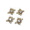 Copper glossy zirconium, pendant, earrings, Chinese hairpin, accessory, micro incrustation