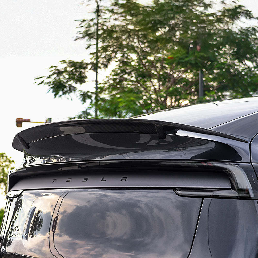 Suitable for the New Model 3 Highland, the New Model Y Juniper, and the True Carbon Fiber Rt Style Rear Wing