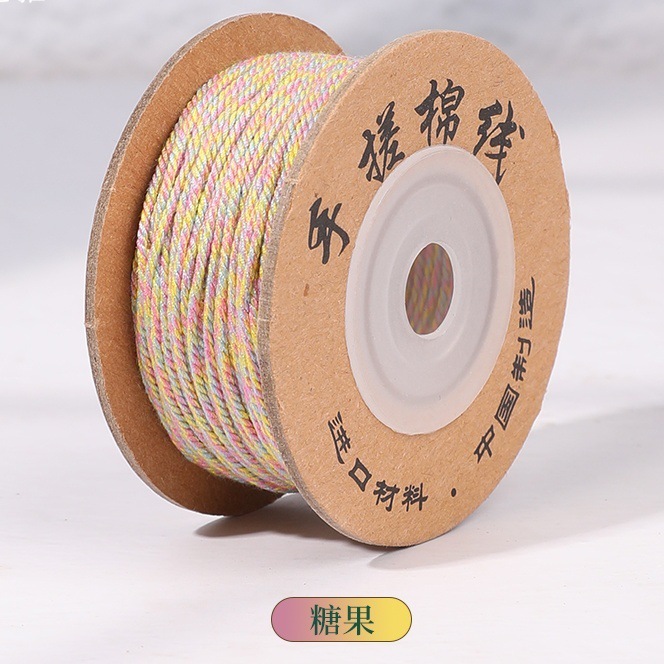 藏式手搓棉绳编织绳diy文玩手串项链流苏线盘缠花绳手搓绵线藏绳|undefined