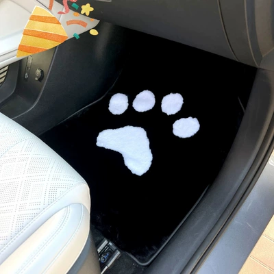 Thermal, In-Car Foot Mat Peihui, Universal Foot Pad - super-soft-and-comfortable-barefoot-matblack