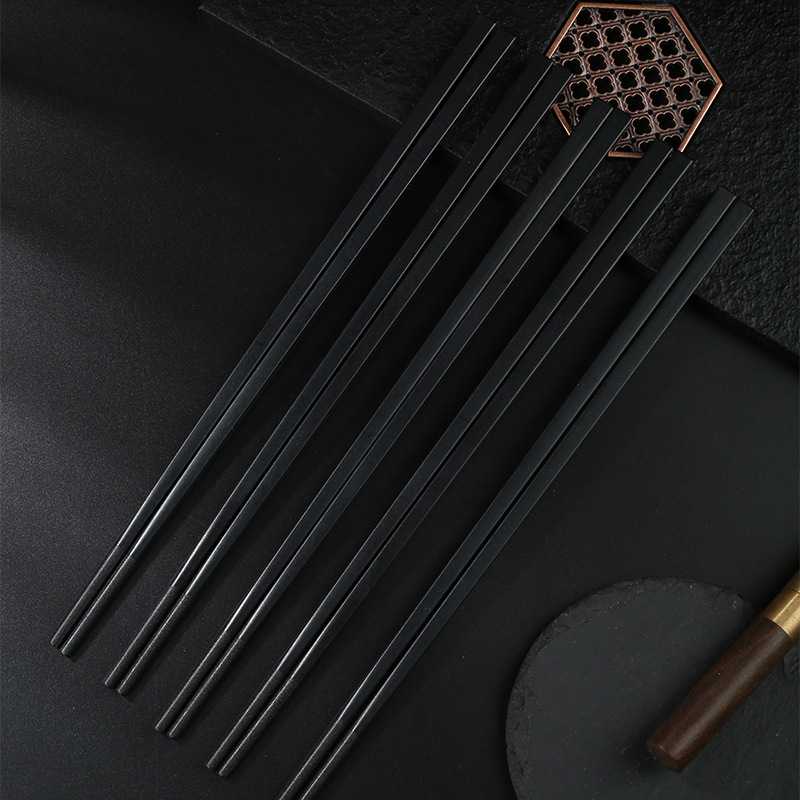 24cm 간단한 합금 젓가락 10쌍