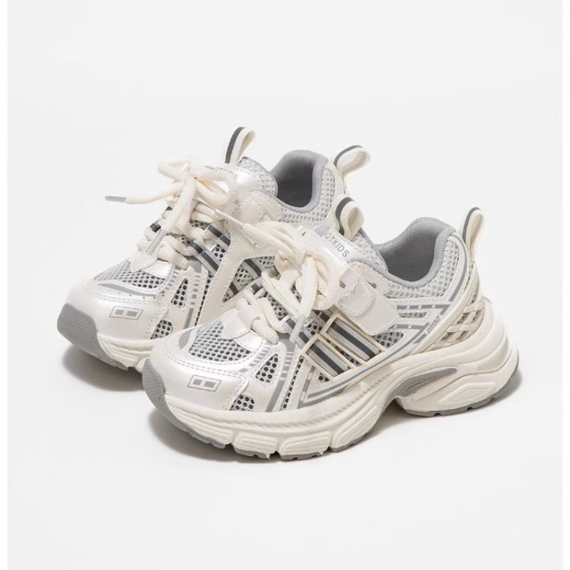 Children's Shoes 2025 Summer New Children's Single Mesh Sports Shoes Korean Style Boys and Girls Students Lightweight Breathable Running Shoes