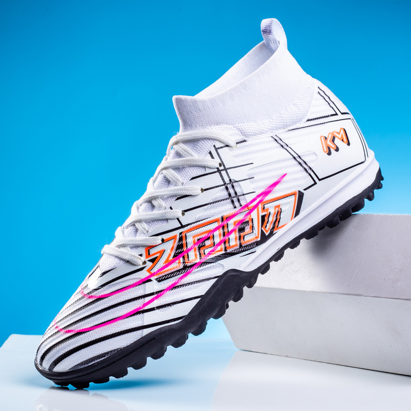 Zapatos de fútbol Mbappen Assassin 15a generación AG tachuelas largas niños adultos niños estudiantes de escuela primaria TF tachuelas zapatos de entrenamiento profesional