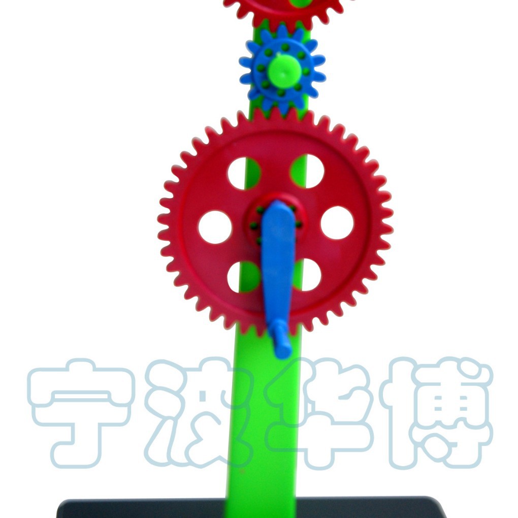 厂家批发  小学实验器材 科学实验器材 齿轮组及支架