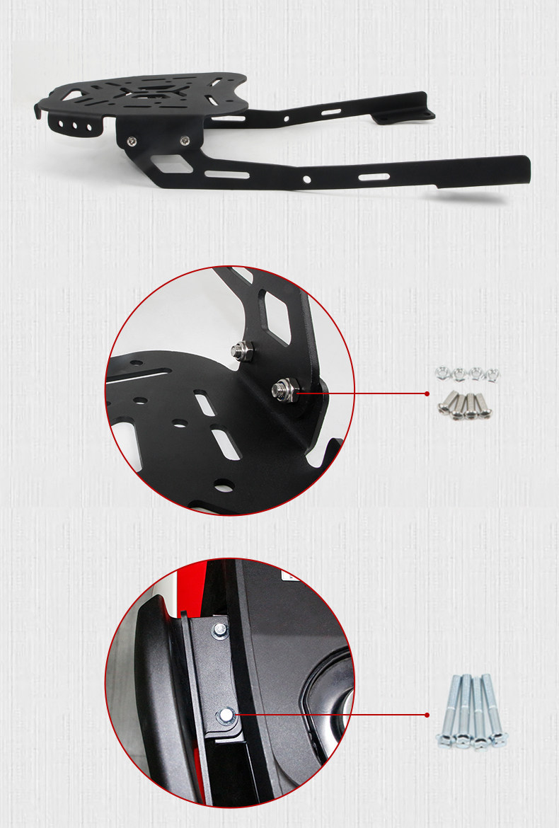 Wanlihao is suitable for Honda NS125LA tail box rack, motorcycle cargo rack, tail box bracket, and trunk bracket