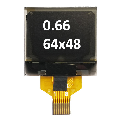 0.66英寸OLED屏幕小尺寸显示屏工业显示屏穿戴显示屏显示总成模组