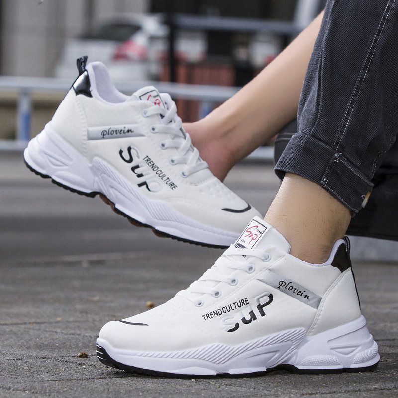 2021年秋冬季新款男鞋PU时尚旅游鞋低帮潮流休闲男鞋舒适软底跑鞋