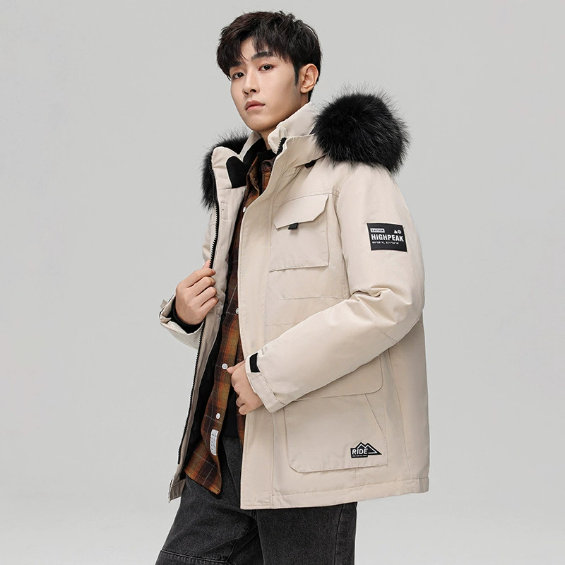 Зимний пуховик мужской наружной одежды